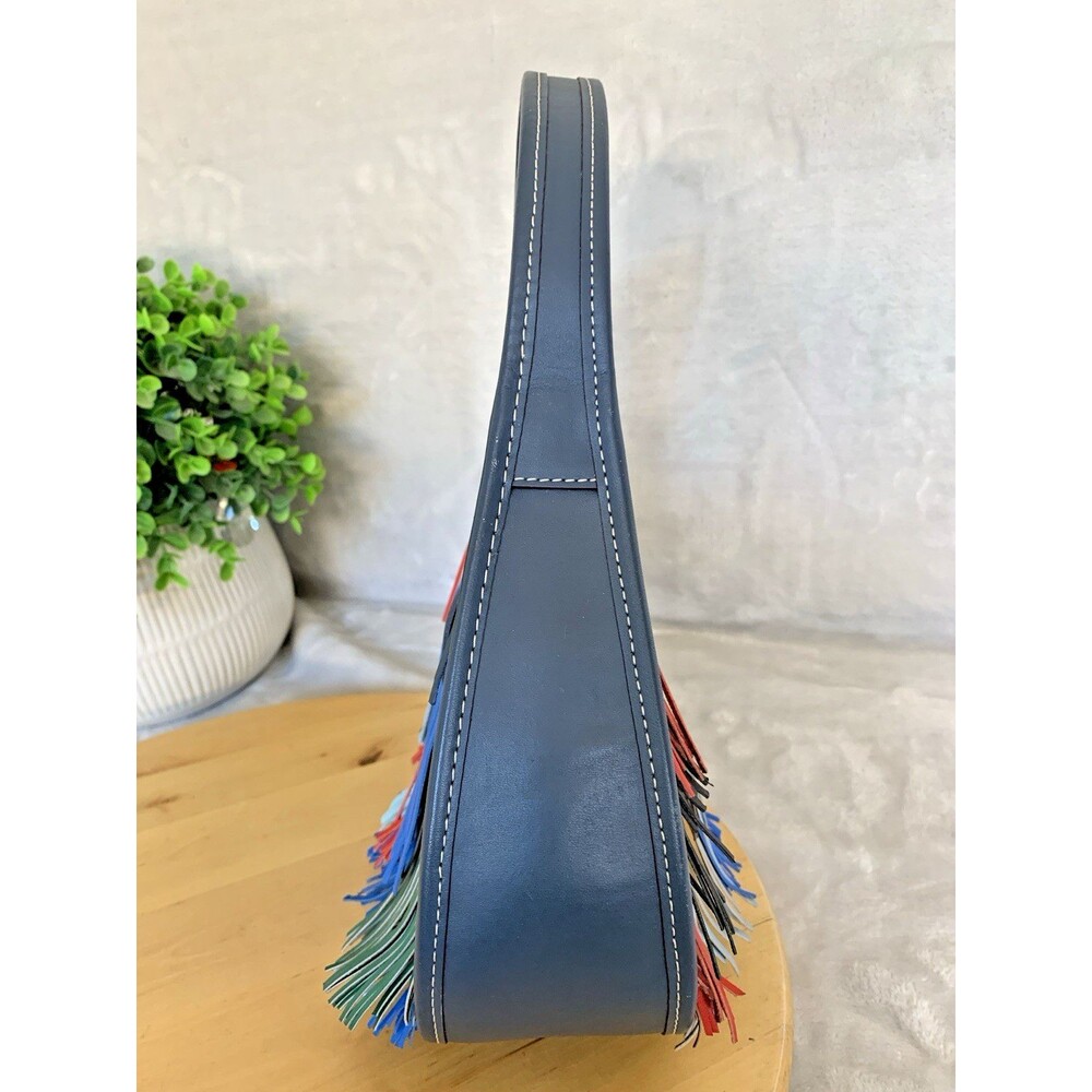COACHTOPIA  Ergo Bag In Upcrafted Leather With Fringe CN960 - Picture 4 of 14